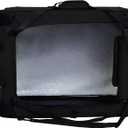 Amazon Basics Folding Portable Soft Pet Dog Crate Carrier Kennel, 26.2"L x 17.8"W x 18.1"H, Black