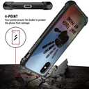 DJSOK Compatible with iPhone Xs Max CaseDesign Pattern Back Bumper Anti Scratch Reinforced Corners Soft TPU Caver,Cases for Men Women-Dont Touch My Phone 001