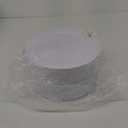bUCLA 100PCS White Plastic Plates-10.25inch Disposable Dinner Plates-Premium Party&Wedding Plates