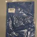 Womens Cap Sleeve T Shirts V Neck Casual Tops Oversized T-Shirt Summer Trendy Lightweight Loose Fit Basic Tees (Blue, L)