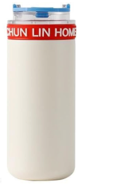 Stainless Steel Vacuum Insulated Glass Tumblers,Coffee thermos glass inside(Bright Black)