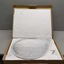 Small Decorative Mirror White Teardrop Mirrors with Metal Framed Oval Irregular Wall Mirrors Modern Accent Mirror for Wall Decor Living Room Bathroom Entryway Hallway Hanging 16x20 Inches