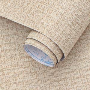 4 x Guvana Grasscloth Peel and Stick Wallpaper Beige Textured Contact Paper Modern Removable Self Adhesive Wall Paper Thicken Fabric Faux Linen Wallpaper for Bathroom Living Room Cabinets 78.7inx15.7in