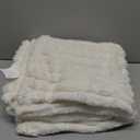 Ultra Soft Fleece Throw Blanket  Lightweight Cozy Plush Microfiber for Couch, Bed & Travel  Warm All-Season Decorative Blanket 50"x60", Machine Washable (Beige)