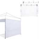 Joramoy Canopy Tent Sidewalls for 1010 Pop Up Canopy, 3 Pack Instant Canopy Sunwall, Waterproof and UV Protection Canopy Shade Wall, Straight Leg Canopy Sidewalls 3 PCS Only(White)