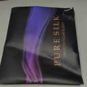 BPC 100% Mulberry Silk Pillowcases 2 Pack, Grade 6A ClimaSilk Silk Pillow Cases King Size, Both Sides, 600 Thread Count, with Hidden Zipper (20"x36", White)