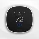 Wall Plate Cover Compatible with New 2025 Ecobee Smart Thermostat Essential, Practical Ecobee Thermostat Trim Kit, Programmable WiFi Thermostat Accessory (1, Pure White)