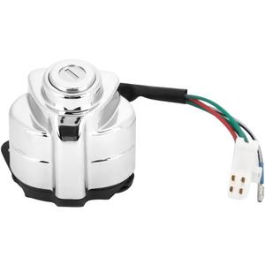 Motorcycle Ignition Switch, CNC Cutting Helmet Steering Lock Key for Repair Replacement for VT600 250