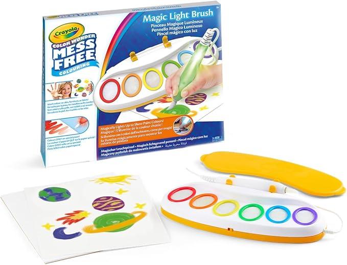CRAYOLA - Color Wonder Magic Light Brush, Brush for Painting Without Stains, Gift Idea for Children from 3 Years, International Version, 75-7131