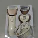 VOYOR Epilator for Women, 3 in 1 Epilator Hair Removal for Women, Epilators Hair Remover for Leg Arm with 30 Tweezers, Rechargeable & Cordless Electric Lady Shaver & Trimmer BM300 (Champagne Gold)
