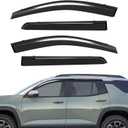 Window Visors Rain Guards Compatible with 2025 2026 Chevy Equinox LT RS ACTIV (Not for EV), Tape-On Window Deflectors, Aerodynamic Wind Noise Reduction & UV Protection (4 Pcs)