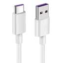 6 x USB C Fan Charger Cable for JISULIFE Handheld Mini Fa-n, Aluan, WiHoo, KIDEE, ZEEFO,FrSara,CIVPOWER Neck Fa-n, HomeLifairy, SWEETFULL Replacement Personal Portable Fan Type-C Charging Power Cord (5FT)