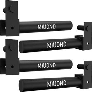 Weight Plate Holder, Weight Rack Storage for 2x2 Power Rack Attachments with 1-Inch Hole, 11" Extended Bar for Olympic Weight Plates (4 Pack)