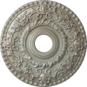Ekena Millwork CM18ROAGC Rose Ceiling Medallion, Athenian Green Crackle