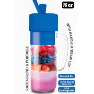 Better Blender Turbo Power USB Rechargeable 16 Oz