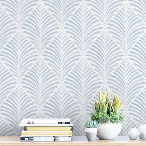 Safiyya Peel and Stick Wallpaper Boho Contact Paper 17.3"x196" Blue Geometric Modern Wall Paper Self Adhesive Removable Wallpaper for Bedroom Vinyl Rolls