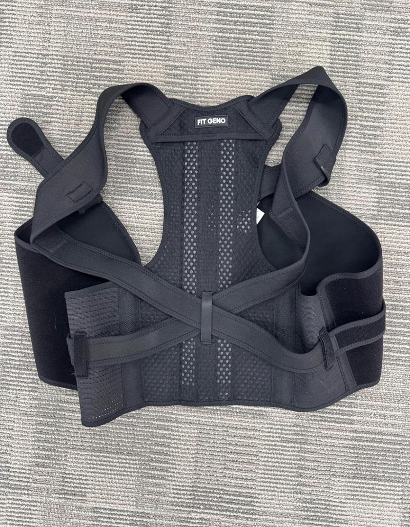 Unisex Adjustable Spinal Alignment Brace – Back Support & Posture Trainer for Scoliosis, Hunchback & Back Pain L