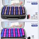 Krypthos 60 Slots Insulin Vial Protector Case, Insulin Vial Organizer Bag for Diabetics Standard 1ml 3ml 5ml and 10ml Vials, Diabetes Insulin Carrying Case Fridge Holder Storage Holder, No Ice Pack