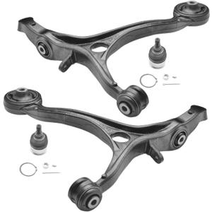 Front Lower Control Arm with Ball Joint Fit for Honda Accord 2008-2012 All Models, Acura TSX 2009-2014 All Models - 4 PCS Suspension Kit K641112 K641113