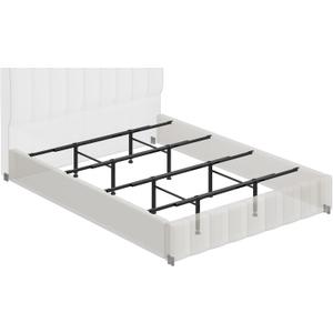 Bed Center Support with 8 Adjustable Legs - Heavy Duty Metal Middle Support Bar System for Full Queen King Cal King Wood,Upholstered,Metal Beds, F,Q,K,CK