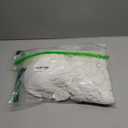 OYOANGLE Women's Ruffle Trim Long Sleeve Belted Sheer Mesh Wedding Bride Robe Nightgown (Medium, White)