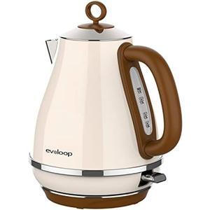 Evoloop 1.7L Electric Kettles, BPA Free Tea Kettle, Hot Water Boiler Heater, Stainless Steel Teapot, Auto Shut-Off & Boil-Dry Protection, 120V/1500W