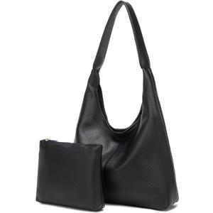 Casual Hobo Bag for Women Soft Shoulder Bags Slouchy Pu Leather Tote Purses for Work Travel