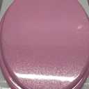 Angol Shiold Glitter Toilet Seat, Slow Close (Elongated, Pink)