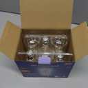 Jensense LED Edison Light Bulbs 8 Watt Dimmable 5000K Daylight White, E26 60 Watt Equivalent, Vintage Bulbs 800lm CRI 90 Clear Glass 6 Pack