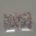 Augshy 1400pcs 5 Color Cube Alphabet Beads Bracelet Letter Beads for Bracelets Making with 1 Roll 50M Crystal String Cord for Jewelry Making6mm