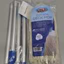 LOLA Cotton String Wet Mop, Absorbs Up to 3X its Weight in Water, for Floor Cleaning, Includes Swivel Hang Cap for Storage