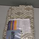 BGment Taupe Curtains for Living Room 72 Inches Long, Natural French Country Curtains Sheer Linen Grommet Window Drapes Boho Leaf Jacquard Patterned for Farmhouse Bedroom, 2 Panels Set, 52 x 72 Inch