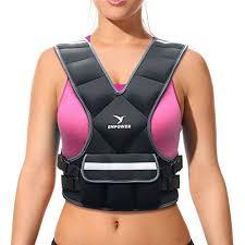Empower Weighted Vest for Women - Ideal Body Vest for Adding Resistance Intensity to Workouts -Fixed 8lbs or Adjustable 10 to 16lbs