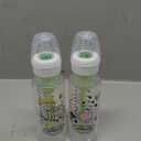 Dr. Brown's Natural Flow Anti-Colic Options+ Narrow Baby Bottle, Squirrel & Goat, 8 oz/250 mL, with Level 1 Slow Flow Nipple, BPA Free, 0m+, 2-Pack