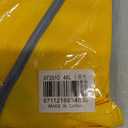 High visibility reflective safety vest multi pockets Hi-vis vest workwear safety waistcoat with reflective strips (Yellow, XXXL)