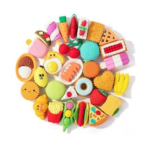 Mr. Pen- Mini Food Pencil Erasers Toy Set, 30 pcs, 3D Mini Puzzle Erasers Toys for Kids Reward, Party Favors, Non-Toxic & Safe for Children, No Smudge
