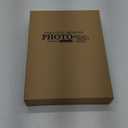 Scrapbook Photo Album 100 Pages, 60 Pages Self Adhesive+40 Pages Kraft Paper DIY Photo Book for 2x3 3x5 4x6 5x7 Pictures, Leather Memory Book for Wedding Baby Family Travel Birthday Christmas (Large(8.5INCH11INCH))