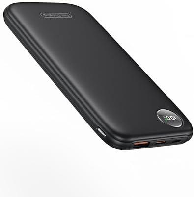 Powerbank Fast Charging Max 12V/4.5A, Ultra Slim Portable Charger USB C 10000mah, Travel Power Bank for iPhone 11 12 13 14 15 16 Samsung Google Android etc, DC Lightweight Battery Pack Phone Charger