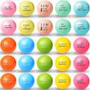 Sotiff 100 Pcs Stress Balls Bulk for Adults Colorful Foam Stress Relief Gift Toys with Motivational Quotes Squeeze Balls for Office Relief Employee Appreciation