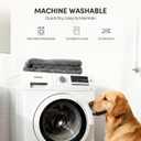 Waterproof Dog Blanket for Couch  Double Sided Washable Cat Puppy Blanket, Durable Furniture Protector for Dogs and Cats, Grey L(6050)"