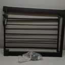 BABELIO 26-28.5 Inch Narrow Easy Install Baby Gate, Auto-Close Pet Gate for Small Stairs and Doorways, NO Drilling Pressure Mounted, NO Extensions, Black