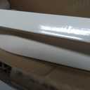Single Step Handrail, 1 or 2 Steps Single Post Handrail in Ground, White Rust-Proof Wrought Iron Stair Railing for Seniors, Porch, Deck
