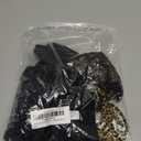 Women 2Pcs Lingerie Set Lace See-Through Sleeveless Camisoles High Waist Long Skirts with Chain Sleepwear (Black, M)