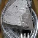 3 Bow 4 Bow Bimini Top Boat Cover,600D Solution Dyed Polyester,2 Support Poles& 4 Adjustable Straps Included, Grey