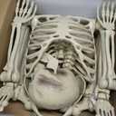 breesky Skeleton for Halloween Life Size: 5.4ft Realistic Human Skeleton