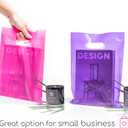 Choice Marts Merchandise Bags 200 Pink & Purple Color 9"x12" Bags 1.5Mil Thick Glossy With Handles