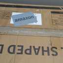 Amazon.com: Casaottima 51 Inch L Shaped Gaming Desk, Corner Table Sturdy Workstation for Home Office, Writing, Gaming, Computer Desk for Small Space, Easy Assembly, Rustic Brown : Home & Kitchen