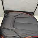 Coverado Seat Covers, Car Seat Covers Front Seats, Car Seat Cover, Car Seat Protector Waterproof, Car Seat Cushion Nappa Leather, Black Seat Covers Carseat Cover Universal Fit for Most Cars