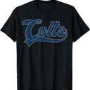 Colts Name Vintage Retro Gift Men Women Boy Girl T-Shirt, Large, Black