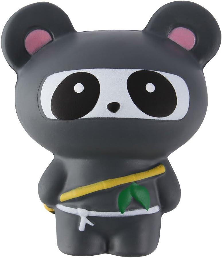 Anboor 5.1 Inches Squishies Ninja Jumbo Panda Slow Rising Squishies Kawaii Scented Soft Animal Toys